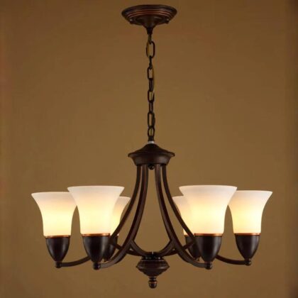 Classic Vintage Bronze Chandelier | 8 Arm | Design #511