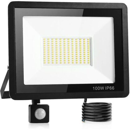 100W Floodlight w/ sensor