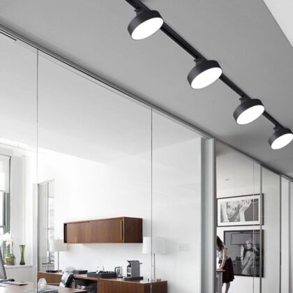 ARC LED COB Surface Track Lights - Adjustable Round Track Spot Light - 2 Wire