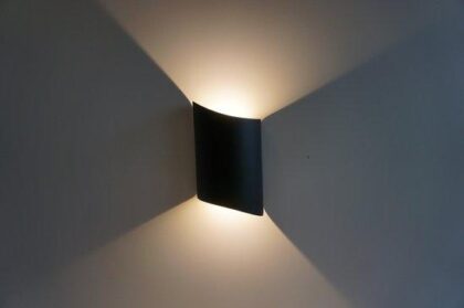 Helix - Helical Up Down Aluminum LED Light