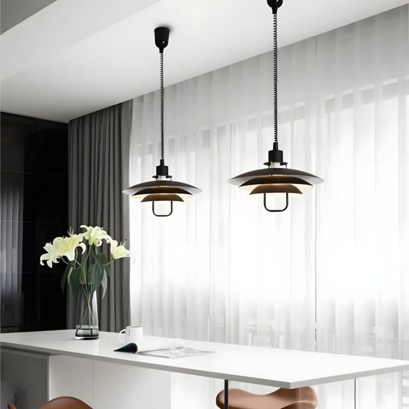 Kirkenes Black Pendant Light