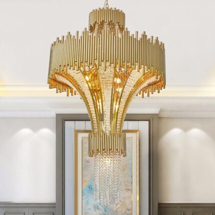 Post Modern Angular Crystal Chandelier-600MM