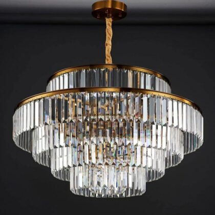 Cyril Post Modern Crystal Chandelier