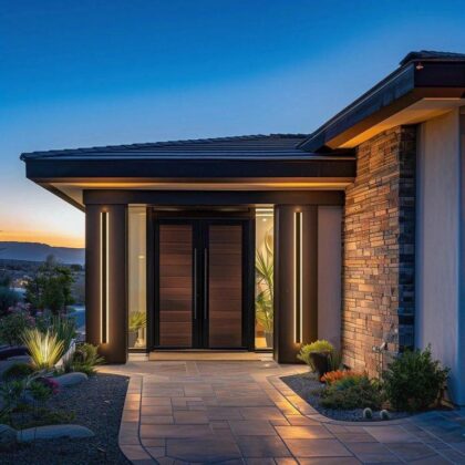 Arc Outdoor Linear Wall Light - IP65 Waterproof - Surface Installation