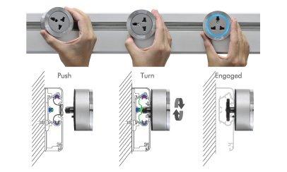 Mounted Power Tracks