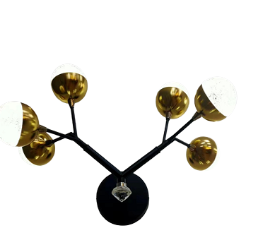 Tri-Globular Tri-Colour LED Wall Lamp