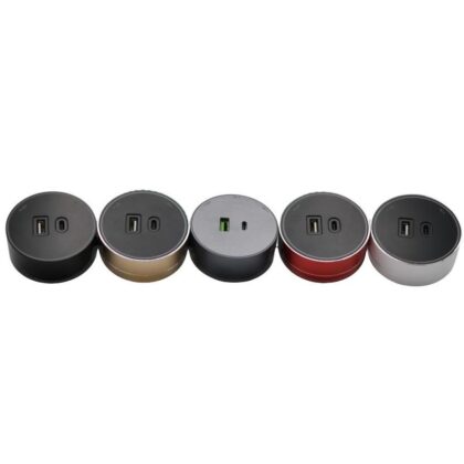 Power Track Outlet - USB-C + USB-A/B