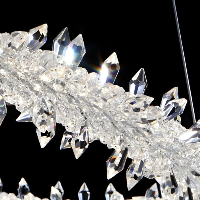 Adonis Modern Ring Crystal Chandelier for Living Room - 3 Ring