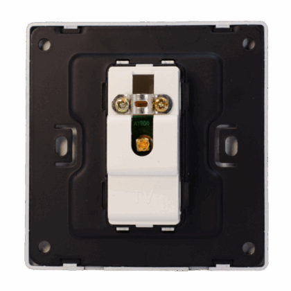 ARC Matt Black TV Socket