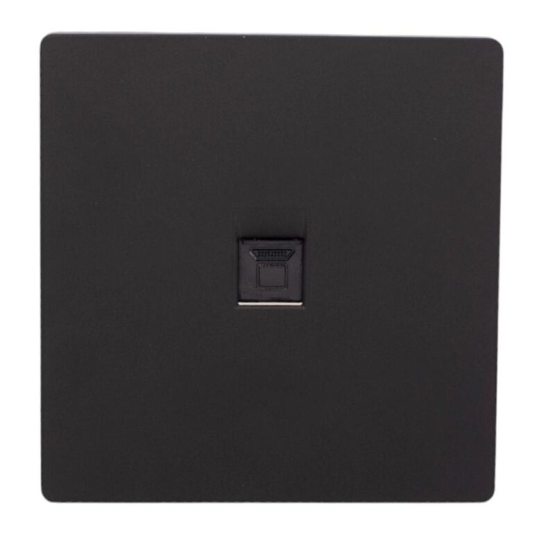 ARC Matt Black Internet Socket