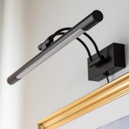 Vanity Rod Light - Black