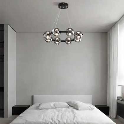 Triomphe Chandelier: A Modern Lighting Marvel - 10 Lamp