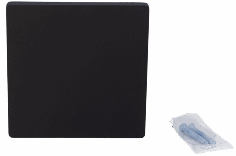 ARC Matt Black One-Gang Two Way Switch