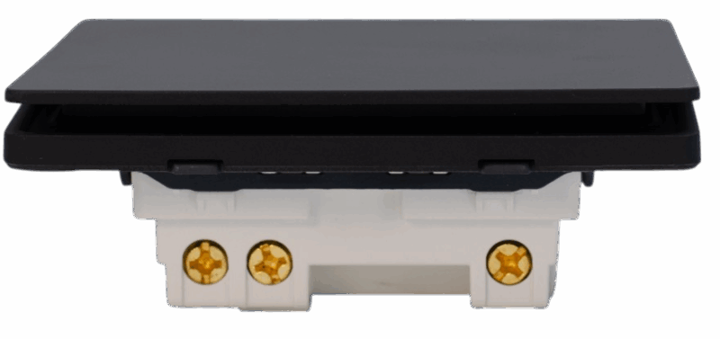 ARC Matt Black One-Gang Two Way Switch