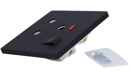 ARC Matt Black 15A Socket