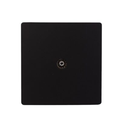 ARC Matt Black TV Socket