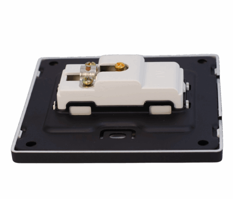ARC Matt Black TV Socket