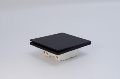 ARC Matt Black One-Gang Two Way Switch