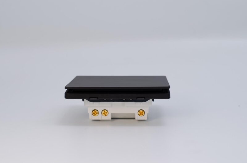 ARC Matt Black One-Gang Two Way Switch