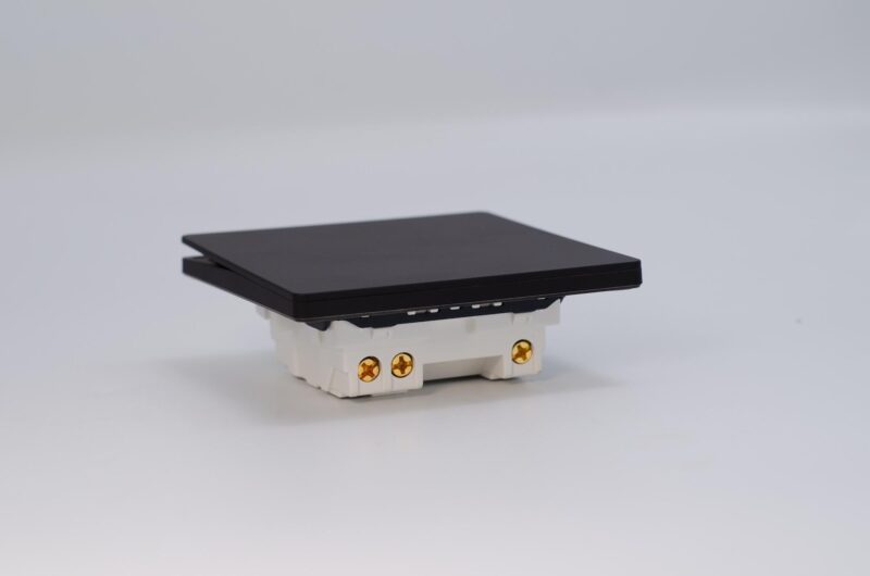 ARC Matt Black One-Gang Two Way Switch