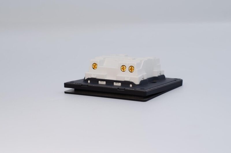 ARC Matt Black One-Gang Two Way Switch