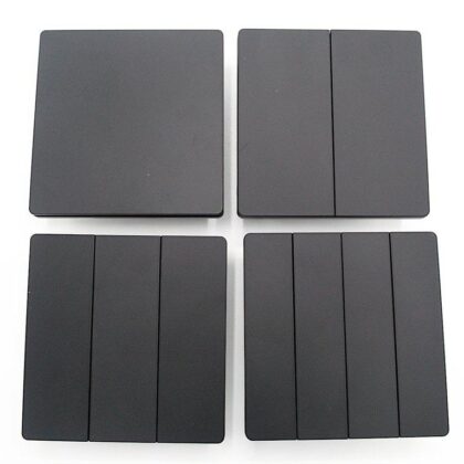ARC Matt Black Two-Gang Two Way Switch