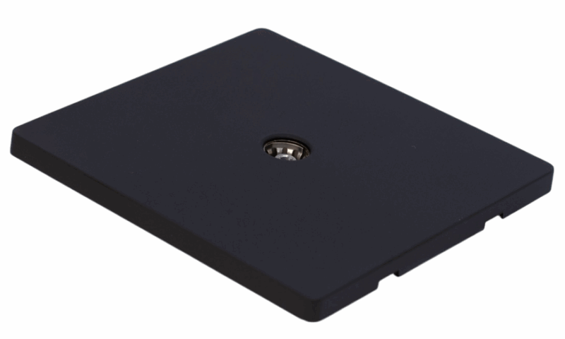 ARC Matt Black TV Socket