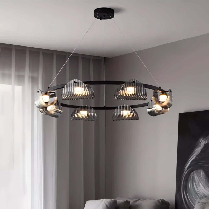 Sasha Modern Chandelier - 10 Bulb