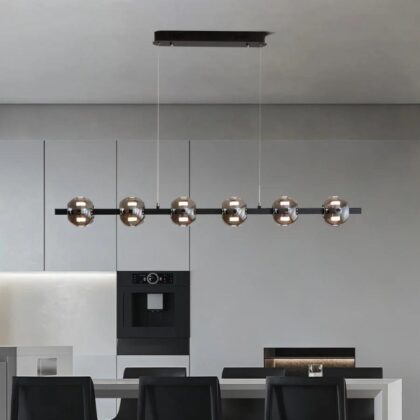 Triomphe Linear Pendant: A Modern Lighting Marvel - 6 Lamp