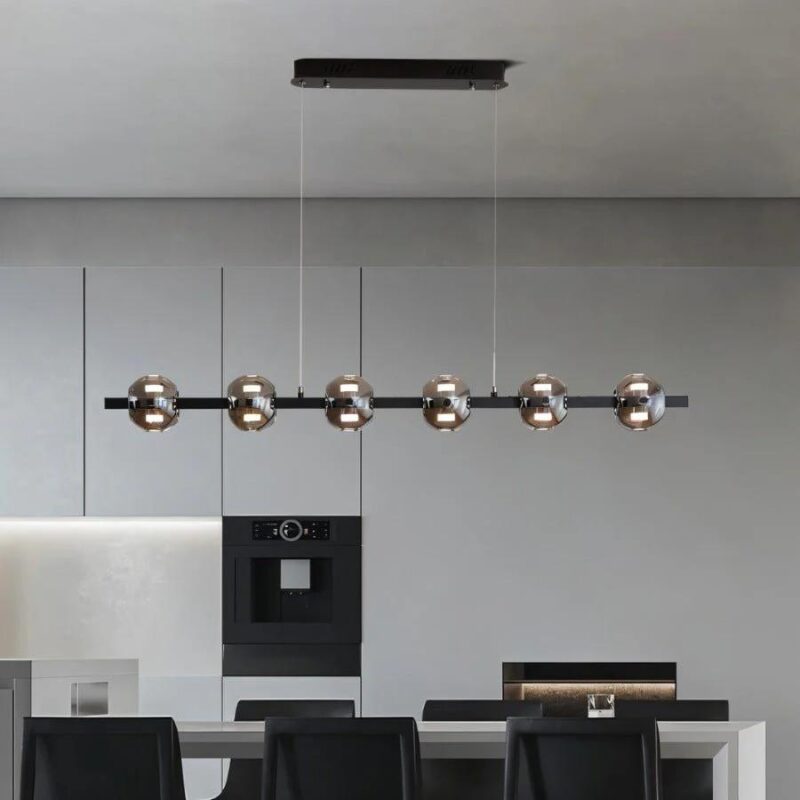 Triomphe Linear Pendant: A Modern Lighting Marvel - 6 Lamp