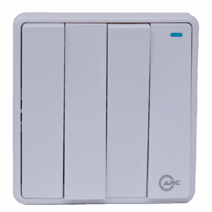 ARC White Four-Gang 2 Way Switch