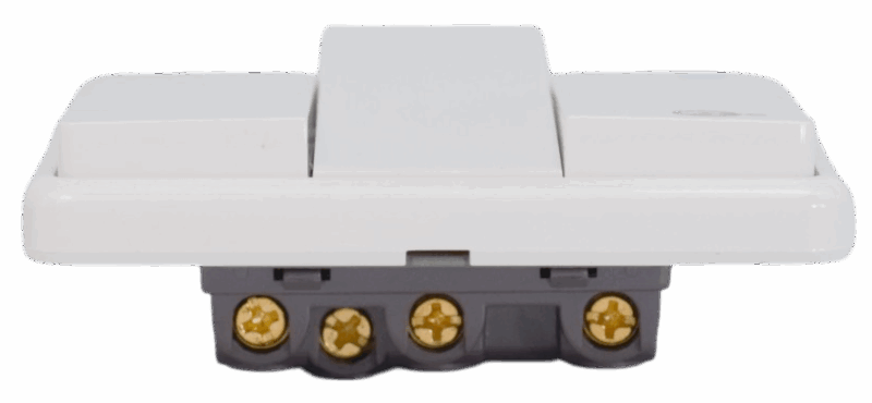 ARC White Three-Gang Two Way Switch