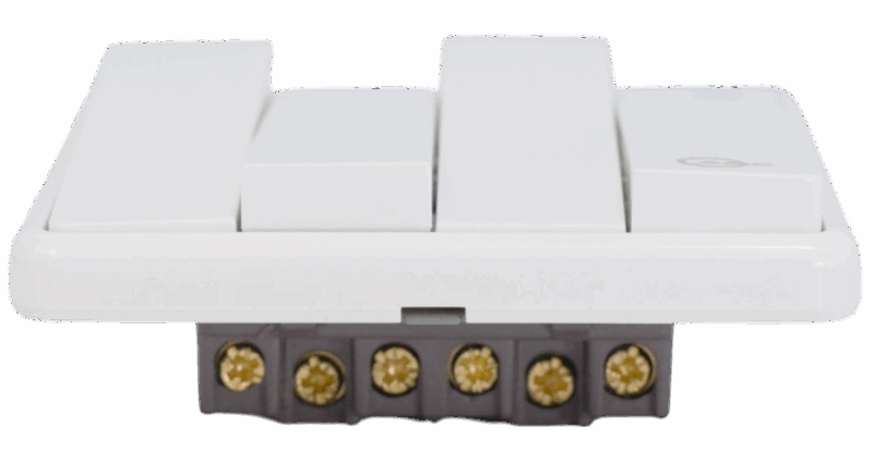 ARC White Four-Gang 2 Way Switch