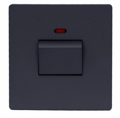 Arc Gray 1 Gang 15A Socket