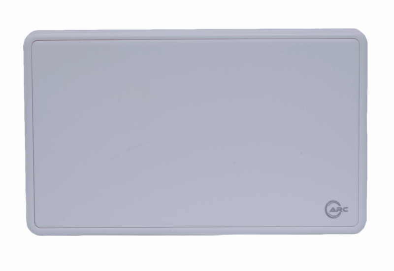 ARC White 2-Gang Double Blanking Cover