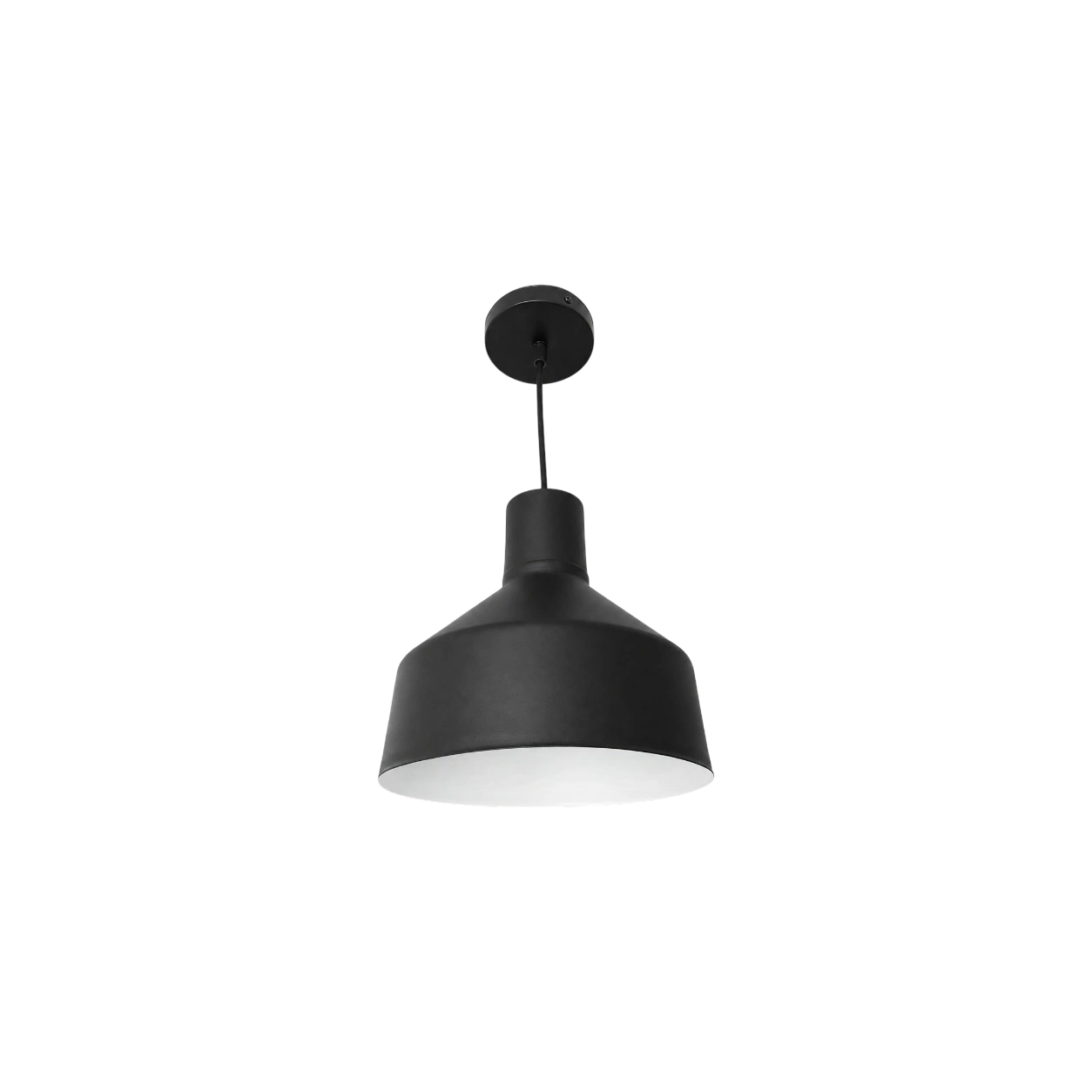 The Homestead 200mm Wide Cone Pendant Light - Aluminum