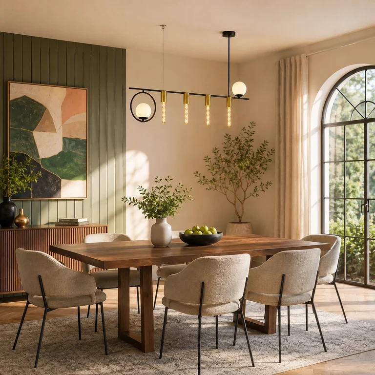 The Compass 1200mm Long Linear Bar Pendant Light