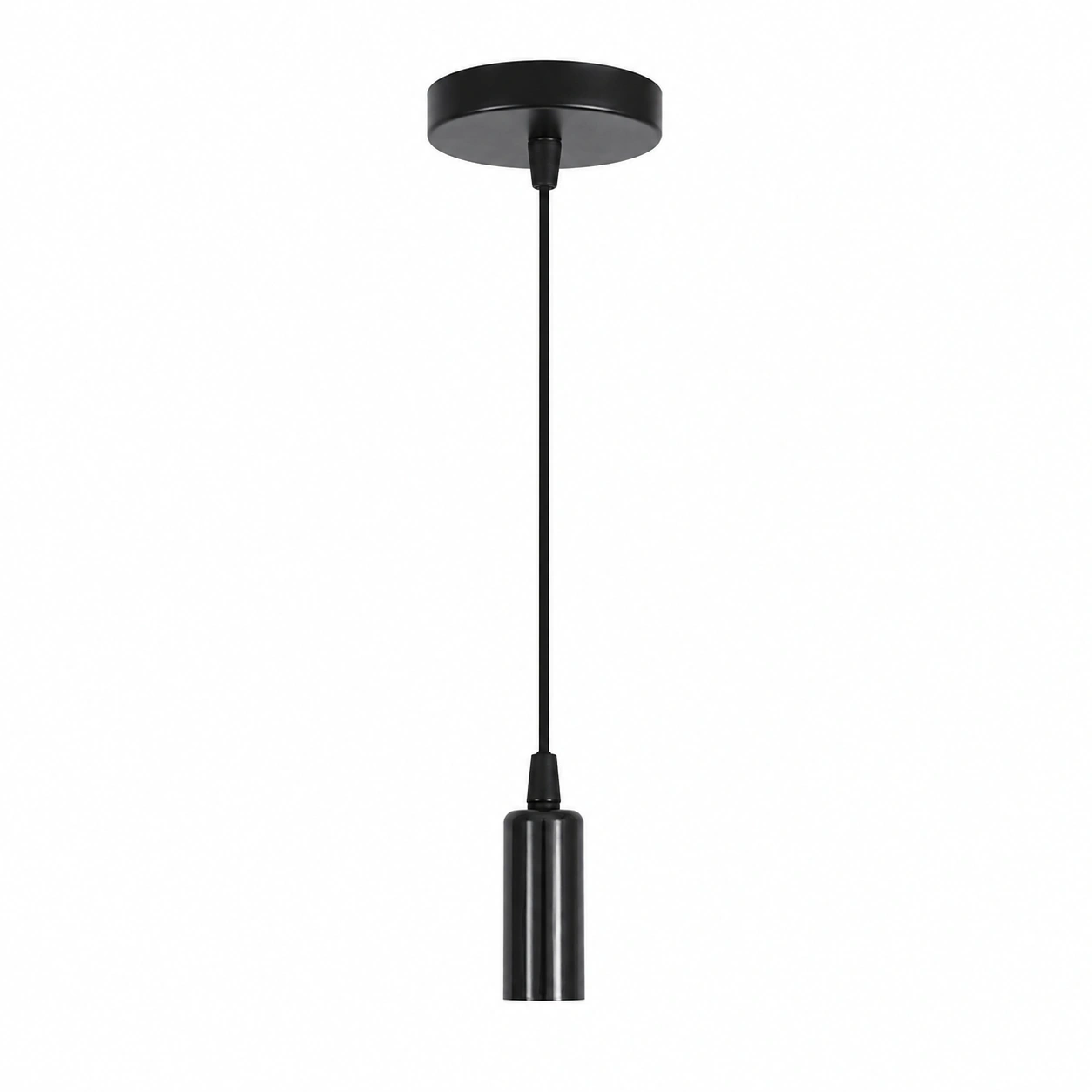 Vintage Light Bulb Holder - Pearl Black Metal