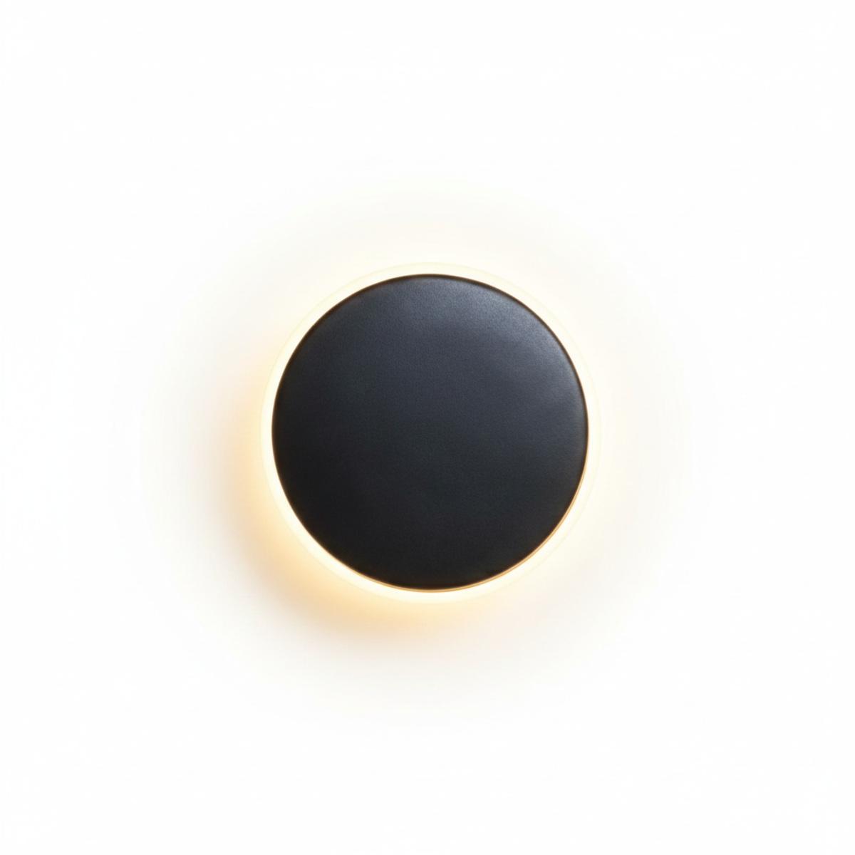 Macaroons 6"W 1-LED Minimalist Outdoor Wall Light - Matte Black - Aluminium