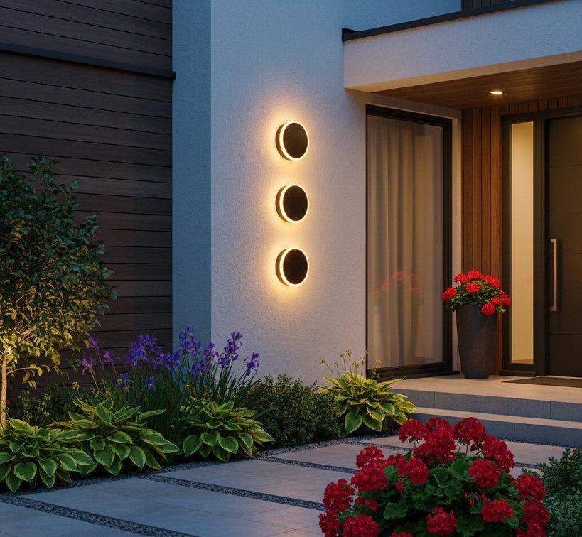 Macaroons 6"W 1-LED Minimalist Outdoor Wall Light - Matte Black - Aluminium