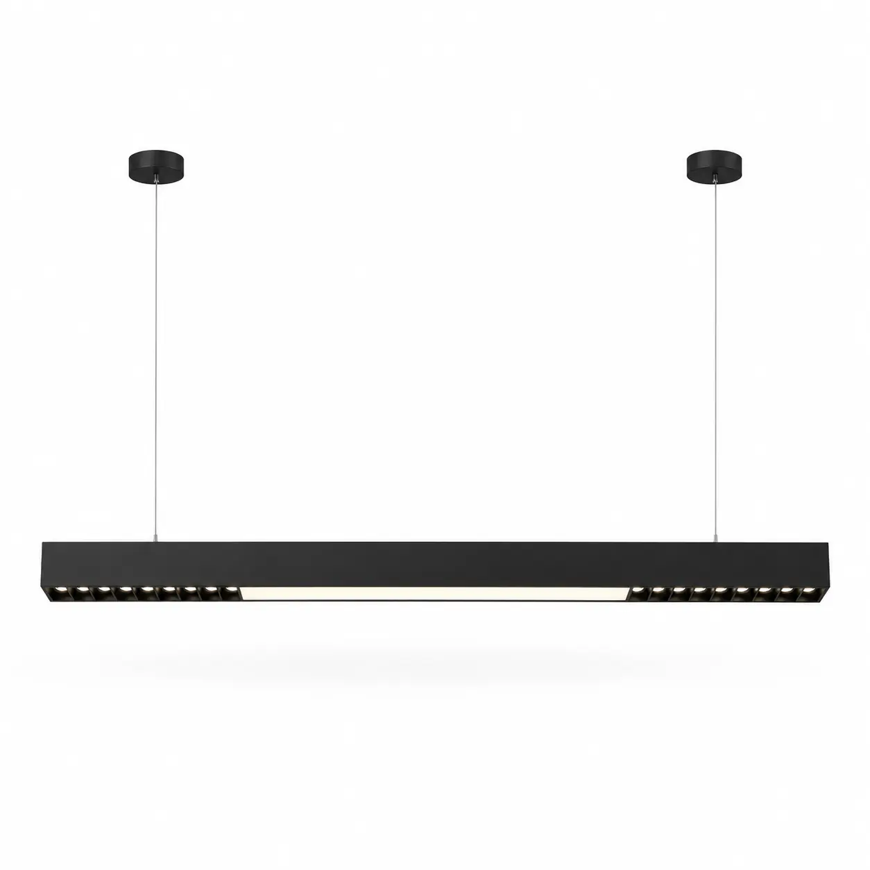 Dual Architectural Grille And Linear Pendant - Suspension or Surface Installation