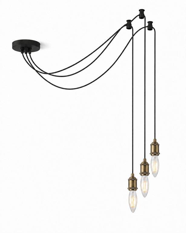 Pendant Light Kit - E14 - Anti-Brass - 3m Cable